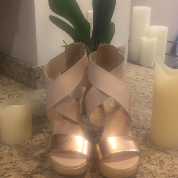 NEW Diane Von Furstenberg Wedge Heels. Size 10 - Picture 4 of 7